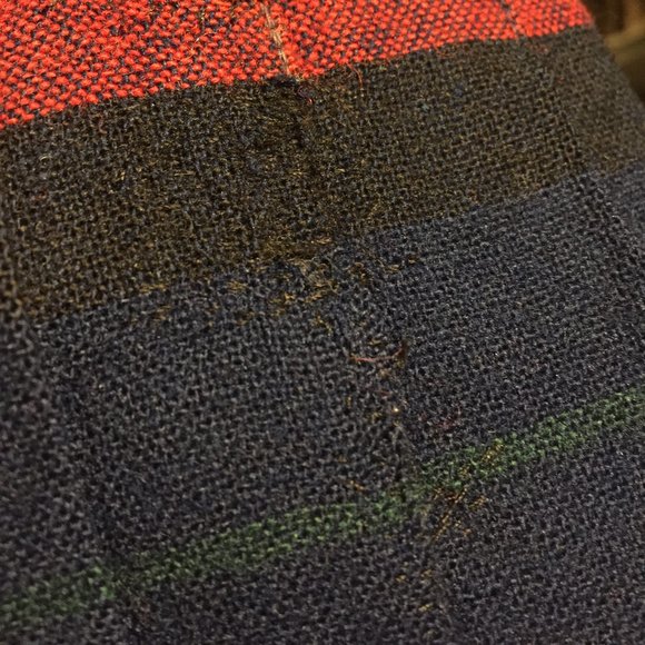 VINTAGE PENDLETON REVERSIBLE PLEATED PLAID MIDI SKIRTS SIZE 30 - Picture 10 of 10